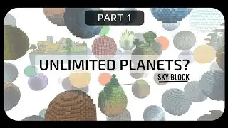 Minecraft Skyblock but there are Different Planets