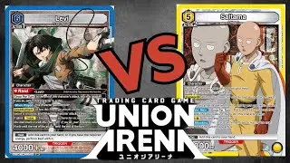Blue Levi (AOT) vs Saitama/Genos/Blizzard (OPM) - Union Arena Best of 3 Games