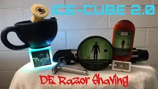 Phoenix Shaving ICE-CUBE 2.0 Preshave Soap, Shatterproof Scuttle, Will-O-The-Wisp~M&Uuml;HLE R41.