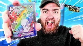 I Pulled the CHARIZARD VMAX HYPER RARE from Champions Path *EARLY!*