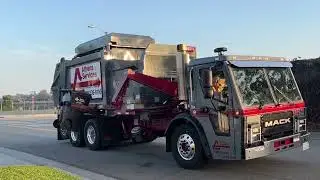 Athens Services trash truck #26254 Mack part 2