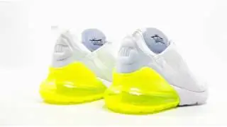 NIKE AIR MAX 270 MENS AH8050 104 White White Volt