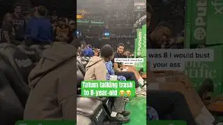 Tatum got beef with this 8-year-old 🤣 (via richielemay/IG)