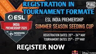 PUBG ESL TOURNAMENT REGISTRATION FORMATE || HOW TO REGISTER FOR MATCHES IN ESL TOURNAMENT.