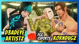 SFV Champion Edition 🔥 D3adEye_Artistz [Juri] vs KornDugz [Vega] 🔥 FGC eSports