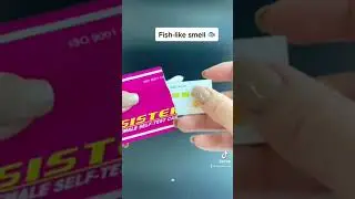 Vaginal health test strip female self test card