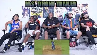 M.S.Dhoni - The Untold Story | Official Trailer | Sushant Singh Rajput |  REACTION