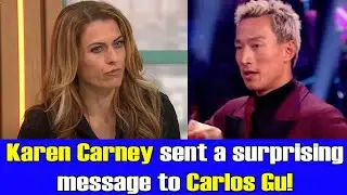 Karen Carney sent a surprising message to Carlos Gu after her victory.