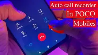 How to Enable auto call recorder in POCO  mobiles | Auto call recording in POCO