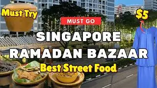 Inside Singapore's BIGGEST Ramadan Night Market 2025 | 500+ Stalls & Must-Try Food!
