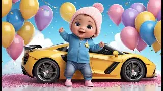 Super Car New Year Mission | Fun New Year & Racing Nursery Rhyme for Kids | Baby Learning Song