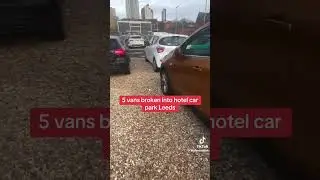 Tools Theft 5 Vehicle Van Tow Truck & Car Corsa Samsh Window Broken Hotel Car Park In Leeds 