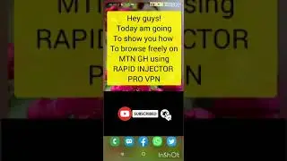 Browse freely on MTN using rapid Inject pro vpn