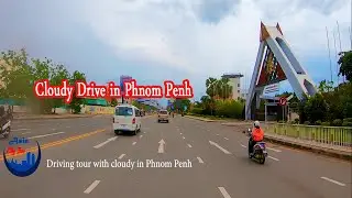 Drive tour Chom Chao under ground  with cloudy in Phnom Penh