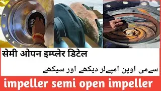 Impeller/ semi open impeller/centrifugal pump impeller