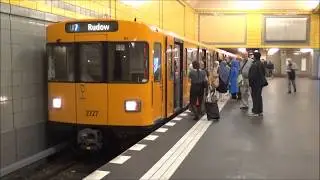 U-Bahn Berlin - Züge auf der U6 & U7 Mix [HD]