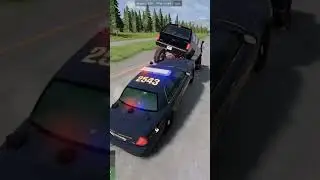 Brake Checked!! #beammp #beamng #crash #police #wreck #sim #simulator #crashing #car #wrecking #car