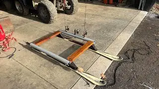 Quick and easy small ice fishing smitty sled 