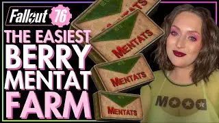 Fallout 76 - BERRY MENTAT FARM - easy to follow guide farming Berry Mentats for Intelligence & XP