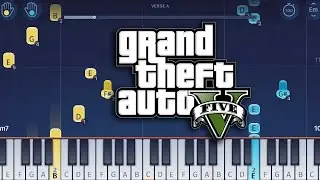 GTA V - Main Theme - Piano Tutorial (HARD)
