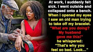 I felt sick at work. Outside, I passed out! When I woke up, a man held my wrist.