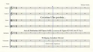 Cavatina L'ho perduta - Opera buffa Le nozze di Figaro KV 492 - WA Mozart