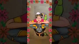 ANDAL PORTRAIT RANGOLI  #vaikundaekadesi