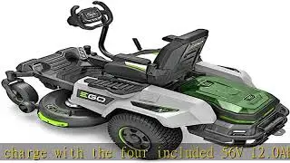 EGO POWER+ ZT4205S 42-Inch 56-Volt Lithium-ion Cordless Zero Turn Radius Mower with e-Steer&trade; Techno
