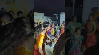 Bathukamma Songs dance Allipur #allipur #bathukamma #village #dance #flowers #tradition #shorts #yt