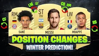 FIFA 21 | CRAZIEST WINTER POSITION CHANGES! 😱🔥 FT. MESSI, SANE, MBAPPE... etc