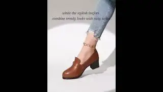 Fashionable Women's block heels are comfortable and versatile heels