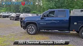 Used 2021 Chevrolet Silverado 2500HD 4WD Double Cab Standard Bed Custom, Glen Mills, PA N25407A