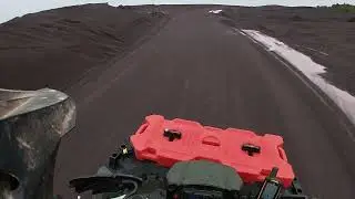 Riding the stamp sand
