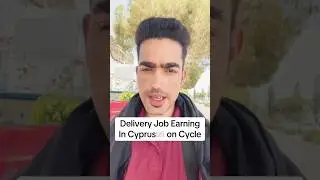 Delivery job earning in Cyprus #studyincyprus #cyprus #cyprusdelivery