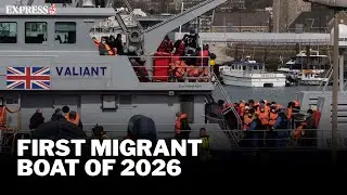 LIVE: First small migrant boat of 2026 arrives in Dover