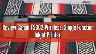 Review Canon TS302 Wireless, Single Function Inkjet Printer, Black, Works with Alexa