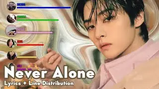 PIMPOLLES &mdash; Never Alone (Line Distribution + Lyrics)