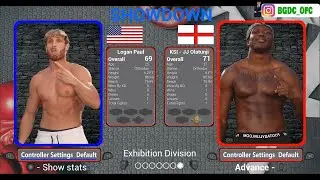 KSI VS Logan Paul (SHOWDOWN) Boxing game 2022 (FAN CONCEPT, NOT REAL)