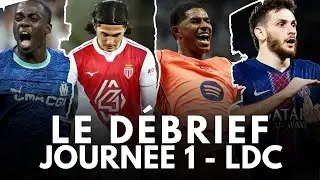 🔍 Le D&Eacute;BRIEF de la J1 de LDC ! (Newcastle - Bar&ccedil;a, PSG - Atalanta, Real - OM, Bruges - Monaco...)