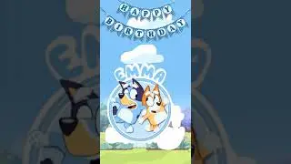 BLUEY INSPIRED BIRTHDAY VIDEO INVITATION