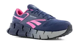 Reebok FloatZig Work Women's Blue and Pink Athletic Work Shoe (RB309)