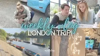 WEEKLY VLOG || London Wedding Dress Shopping, Cake Tasting & Taste of London!