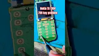 Nokia TA 1304 Keypad 789 Key Problem Nokia 105 7 Key Jumper Nokia Keypad Problem