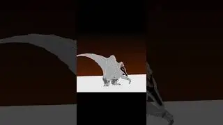 SPINORAPTOR ROAR ANIMATION BY ASTRO (again)! | Jurassic Blocky #roblox #jurassicblocky #development