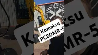 Komatsu PC80MR-5 from The Attachment Company #theattachmentcompany #komatsu