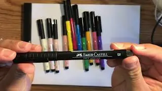 Faber Castell Artist Pitt Brush Pen Review