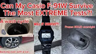 Выдержат ли мои часы Casio F-91W самые экстремальные испытания?! Лучшие бюджетные часы всех времен?!