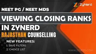 Rajasthan State Closing Ranks | NEET PG 2024