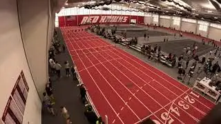 indoor track and field Ripon winter state series 60mts hundles