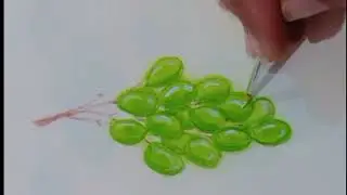 Draw grapes with soft pastels | How to draw an grapes step by step | Easy Draw | Art Bridge